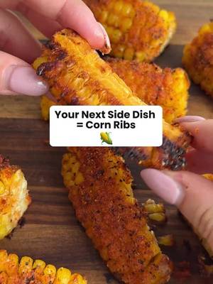 Corn ribs are your new go‑to summer side. Crispy, seasoned, and way too good. 🌽🔥 Ingredients (serves 4): 4 ears O Organics Fresh Cut Sweet Corn, husked 4 tbsp Lucerne Butter, melted 1 tbsp Signature Select BBQ Seasoning Blend or BBQ Rub 1 tsp Signature Select Smoked Paprika ½ tsp garlic powder ½ tsp onion powder ¼ tsp chili powder ½ tsp kosher salt ¼ tsp Signature Select Ground Black Pepper Optional: juice of 1 O Organics Fresh Lime Optional garnish: 2 tbsp O Organics Fresh Cilantro, chopped Instructions: Preheat the oven to 400°F. Line a baking sheet with foil. Stand each ear of corn upright and carefully cut lengthwise into quarters to create 'corn ribs' (16 total). Use a sharp, sturdy knife and take your time. Brush each corn rib generously with melted butter on all sides. In a small bowl, combine BBQ seasoning, smoked paprika, garlic powder, onion powder, chili powder, salt, and pepper. Sprinkle evenly over all corn ribs. Arrange on the prepared baking sheet and bake for 20–25 minutes, until the corn curls and edges are slightly caramelized and crispy. Remove from the oven. Squeeze lime juice over the top if using, garnish with cilantro, and serve warm. #CornRibs#SummerSides#BBQRecipes#EasyRecipes#FoodTok