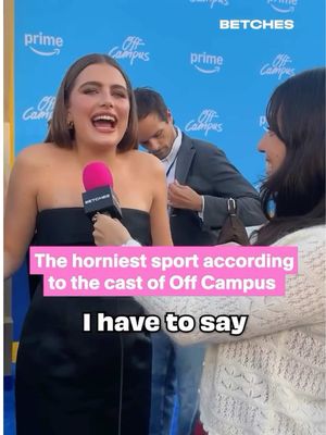 off campus red carpet officially has us ready to risk it all for a hockey player @Off Campus // #OffCampus #JalenThomasBrooks #Hockey #BelmontCameli #EllaBright 