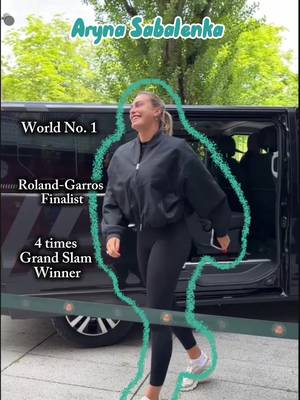 Queen Aryna Sabalenka is in the building 🤩 #RolandGarros #Sportstiktok #Tennis #Sabalenka #aya @Aryna Sabalenka 