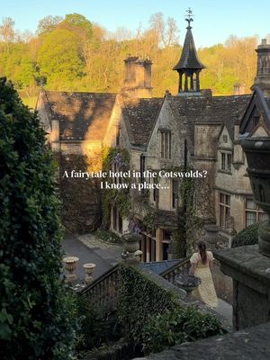 Experience a real life fairytale at The Manor House in Castle Combe 🥂🧚🏻✨ #castlecombe #thecotswolds