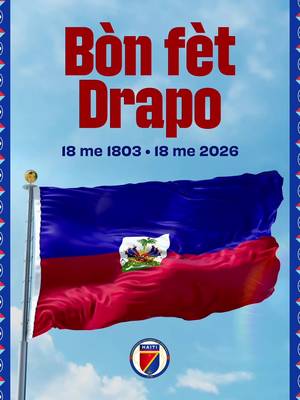 Jodi a, n ap selebre listwa nou, rasin nou, fòs nou kòm pèp. 18 me 1803 rete yon dat sakre nan memwa nou. Se jou zansèt yo te mete diferans sou kote pou ini anba yon sèl drapo, yon sèl vizyon, yon sèl pèp. Drapo ble e wouj la se senbòl kouraj, diyite ak libète. Pou chak Ayisyen, kit li sou tè a oubyen lòt bò dlo, drapo a pote memwa sakrifis, fyète ak espwa. Li raple nou ke menm nan moman difisil yo, fòs nou toujou nan inyon nou. Federasyon an salye tout pitit tè a nan gran jou sa. Ann kontinye leve drapo nou byen wo, ak respè, lanmou ak fyète.  Ansanm nou fò!