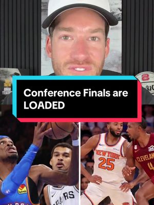 The Conference Finals are LOADED 😳 Who advances to the NBA Finals between the Knicks, Cavs, Spurs and Thunder? #NBA #nbaplayoffs @KentSports  #nbafinals 