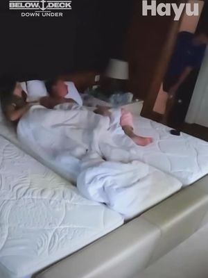 Eddie walks in on Ben and Jenna kissing. #BelowDeckDownUnder