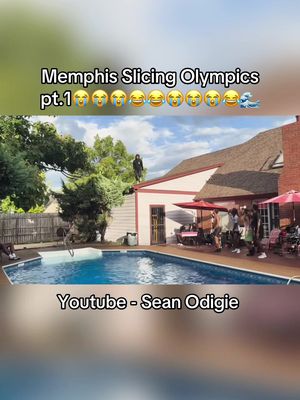 Rest of video on youtube now 😭😭😂😂🌊 #seanodigie #memphis #slicing #memphispoolparty #Summer 