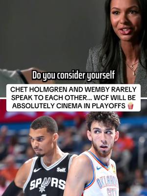 The 2026 Western Conference Finals gives us Chet and the Thunder vs. Wemby and the Spurs - after San Antonio won the regular season series 4-1 🍿 (🎥: ESPN) #spurs #thunder #wemby #chet #NBA 