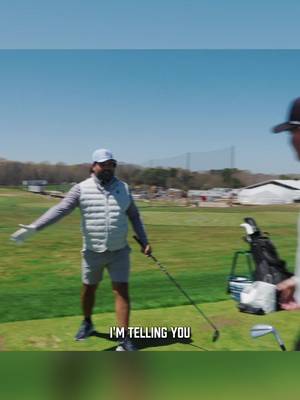Bob better watch out for the D man! Just a small trigger change and we are off to the races! Thank you to the @USGA for having us! #fyp #golf #bobdoessports 