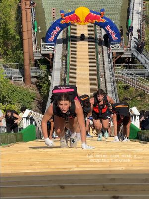 Redbull 400 again… but this time with a weighted backpack 😐 @Red Bull // #redbull400 #race #fitness 