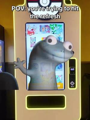 there’s always someone camping these machines bro 😭😂 #pokemon #pokemontcg #memes 