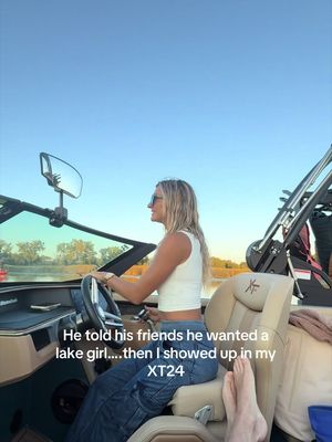 Be careful what you wish for 🤷‍♀️ #lakevgirls #captain #girlswhoride 