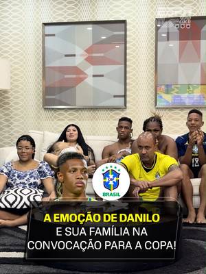 Danilo, do Botafogo, se emocionou muito com a família ao ver que foi convocado para defender a seleção brasileira na Copa do Mundo! #ESPN2026 #FutebolNaESPN #danilo #seleçãobrasileira #copadomundo #tiktokesportes