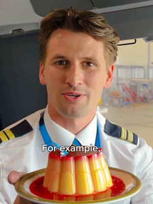 Turbulence explained with pudding. Conclusion, no need to be scared of turbulence. ✈️🍮💙 #KLM #RoyalDutchAirlines #Turbulence #FlyingFacts #Aviation @Lars Woortman 