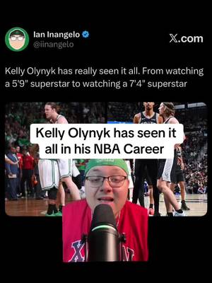 #greenscreen Kelly Olynyk has seen it all in his NBA Career. It’s wild he has played with both Isaiah Thomas and Victor Wembanyama #NBA #basketball #celtics #spurs 