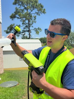 This was the best thing I’ve found for deep cleaning! #pressurewasher #cordlesspressurewasher #summervibes 