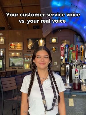 When your customer service voice is basically your alter ego. 😂✨   🎥 Hard Rock Cafe Honolulu #HardRockCafe #RestaurantLife #HospitalityIndustry #CustomerService #ServingSmiles