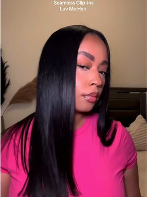 The perfect clip ins- I’m wearing 18 inches 
