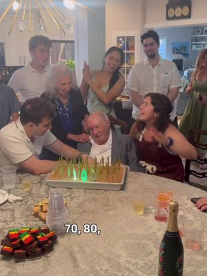 Wise words from my 100 year old Nonno Biagio 🥹❤️ Blessed is an understatement! 