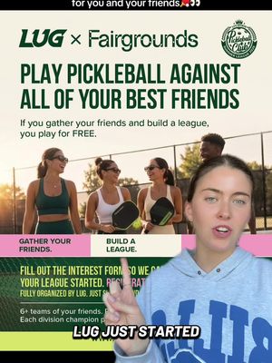 Who wants to play in a pickleball league with their friends this summer?👀☀️ #greenscreen #pickleball #lug #league 