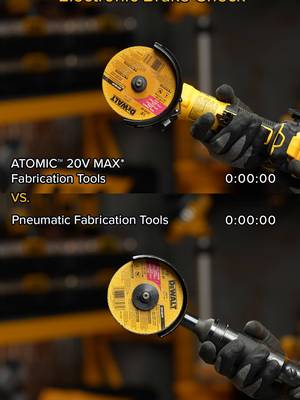 When a second means everything – we've got you. Link in bio. ATOMIC™ 20V MAX* Fabrication Tools #DEWALTTough #DEWALT