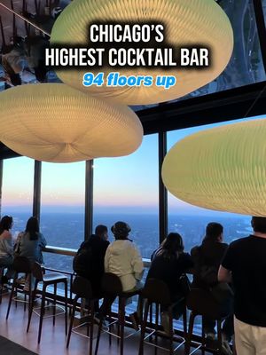 Chicago summer nights just hit different 94 floors up ☁️🍸 Cloud Bar at 360 CHICAGO just launched a refreshedcocktail menu inspired by different Chicago neighborhoods — from a prickly pear tequila cocktail inspired by Pilsen to a refreshing cucumber elderflower drink inspired by River North.@360 CHICAGO Observation Deck  Honestly one of the best ways to see the city this summer. You can enter with a general admission ticket to 360 CHICAGO and stay at CloudBar as long as you’d like. #cloudbarpartner #cloudbarchicago #thingstodoinchicago  #chicagobar #chicagosummer 