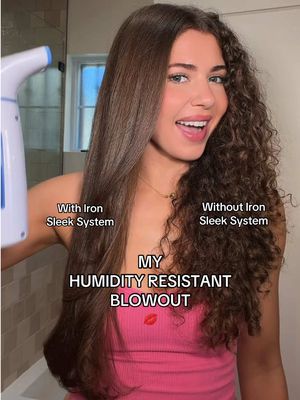 Totally humidity resistant!! Love the EverPure Iron Sleek line 🩷 @loréal paris usa #lorealparispartner #lorealparishaircare #hairtok #hairtransformation #Inverted 