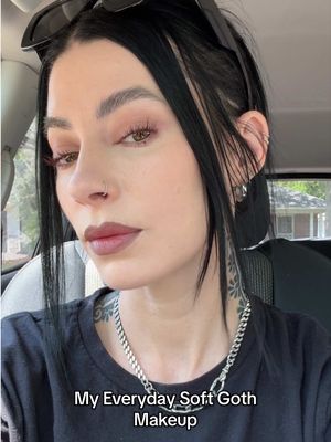 My everyday go to Soft Goth Makeup. Easy. 15 minutes max. Vegan & Cruelty Free (always) @INNBEAUTY PROJECT Recharge Gel Cream @Maxine's Revenge French Face in Fair Golden & Fair Cream  @MOB Beauty Dusty Rose Liquid Eyeshadow @NABLA Cosmetics Cherry Brown Beyond Bold Mascara  Blush @themichellespieler X MOB Bronzed Beige Cream Clay Blush Lips MOB M159 Lipliner + Bitten Lip Balm #softgothaesthetic #softgothmakeup #springmakeup #everydaymakeup #softglammakeup 