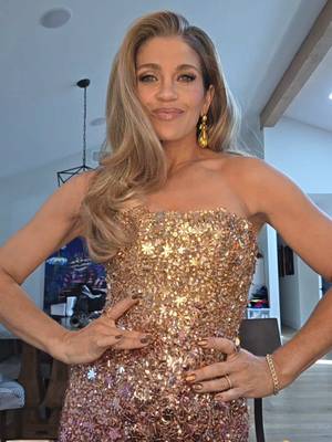 All dressed up for the Gracie Awards ready to celebrate some incredible women AND DWTS! Hair: @Laurie Heaps  Makeup: @Julie4makeup  Dress: @Ines Di Santo  Styling: @Lorenzo 