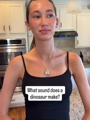 What sound does a dinosaur make?