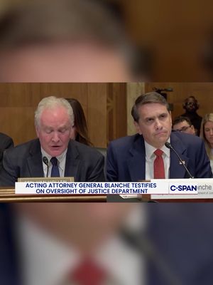 Ghislaine Maxwell can't rely on President Donald Trump to secure her release from prison ... because his acting Attorney General says he will not recommend pardoning Maxwell. 🎥: C-SPAN