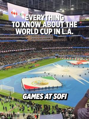LA will host 8 FIFA World Cup matches 🏟️🔥🏆 Everything you need to know about the stadium and games happening in Los Angeles.  The USMNT opener 6/12 🇺🇸⚽️, two R32 games on June 28th and July 2nd, and a quarterfinal on 7/10.  #fifaworldcup #worldcup 