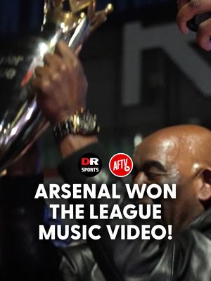 We Won The League Official Music Video 🎶 #Arsenal #Football #DRSports #Sportsontiktok