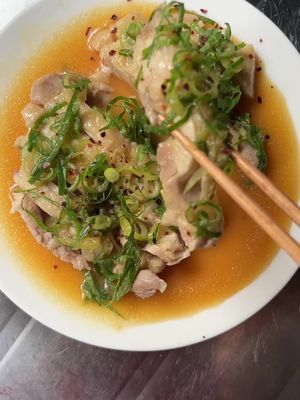 Dinner: mouthwatering chicken #よだれどり