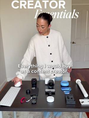 Everything I would buy as a content creator 📱 Follow for more content, filming, and gear tips to help you go full-time content creation! #socialmedia #contentcreation #organicgrowth #personalbrand