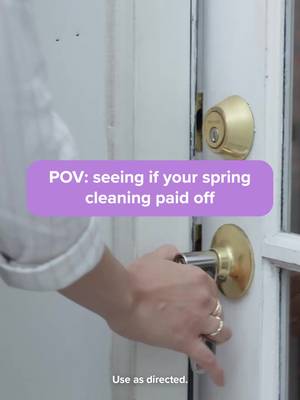 A good spring clean has to pass the walk-in test. Lysol Lavender & Cotton Blossom Scented