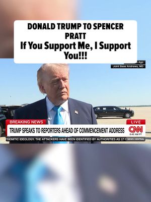 President Donald Trump says he'd like Spencer Pratt to succeed in his Los Angeles mayoral bid ... because he's heard the candidate is a Trump loyalist, through and through. 🎥: CNN
