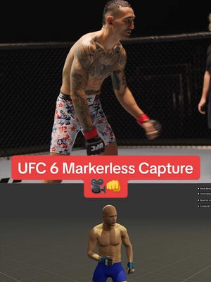 #UFC6 Markerless capture, straight from the source: @Max Holloway himself 🎥 👊