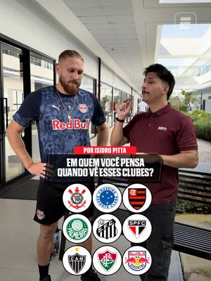 EM QUEM VOCÊ PENSA QUANDO ESSES CLUBES SÃO CITADOS? 👀🗣️ Isidro Pitta, atacante do Red Bull Bragantino responde! Assista River Plate x Red Bull Bragantino, nesta quarta-feira (20), às 21h30 (de Brasília), AO VIVO, pela CONMEBOL Sul-Americana, com transmissão do plano premium do Disney+ #FutebolNaESPN #tiktokesportes