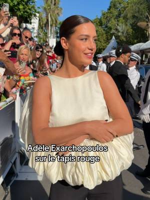 Adèle Exarchopoulos, une nouvelle fois sous les flashs pour présenter le nouveau film de Christophe Honoré #cannes2026 #onregardequoi #redcarpet 