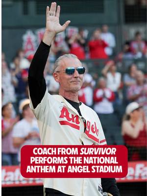 Dragon Slayer + trumpet player 🐉 Ahead of last night's game and tonight's @Survivor season finale, Coach performed the National Anthem at the Big A!