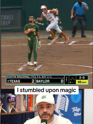 Same exact thing happened twice in the first inning #softball #sports #womenssports #glitchinthematrix #baylor 