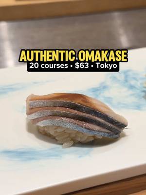 20-course omakase i HIGHLY recommend and just $63!! Ginza Sushi Banya Kai is in Tokyo and hits all the points I look for: high quality fish, great presentation and ambiance, plus authentic, affordable, and approachable to tourists/foreigners (they provide printed English menus)! I’d 100% come back again while in Japan ❤️ #sushi #omakase #tokyo #japantrip #japantravel 