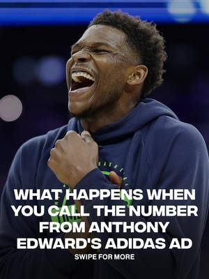AE is absolute comedy 😂 📸: @gettyimages #anthonyedwards #adidas #NBA #timberwolves 