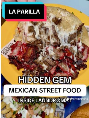 HIDDEN GEM MEXICAN STREET FOOD IN LAUNDROMAT 🌮 #mexicanfood #mexican #dallasfood #dallasrestaurants #dallas 