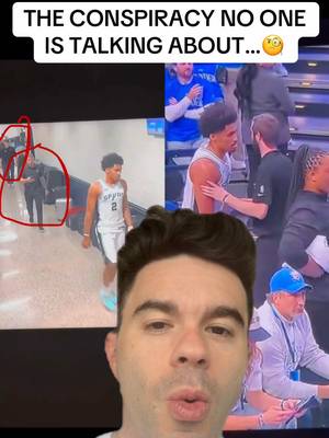 DID ANYONE ELSE NOTICE THIS!??  #spurs #NBA #okcthunder #nbaplayoffs #dylanharper 