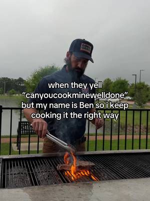 yes we filmed this in the rain because steak takes no days off