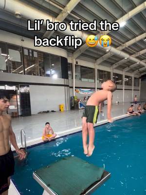 Thought he had it at first 😭💀(via abas17767/IG) #pool #flip #fail #Summer 