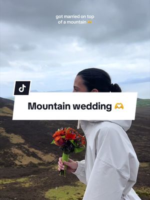 got married in a tiny chapel on top of the mountain next to my grandparents home in the west of Ireland 🫶 #wedding 