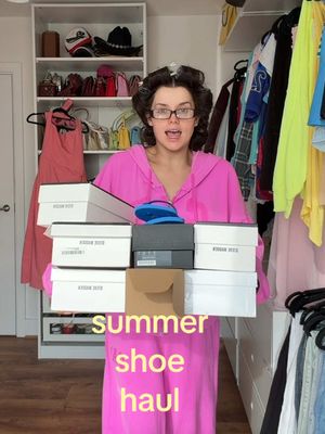 some summer shoe inspo!!! 🩴💕🫐🛍️🍋‍🟩👠🌺🍓 these were accumulated over the last couple of months & they’ve been WAITING in their boxes until now help i love all of them @stevemadden @havaianaseurope @Massimo Dutti @Femme LA @Revolve @dune london  #fyp #shoes #shoehaul #inspo 
