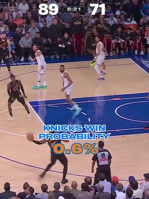 Madison Square Garden watched the impossible happen in the Knicks historic Game 1 22-point comeback 🍿 #NBA #knicks #jalenbrunson 