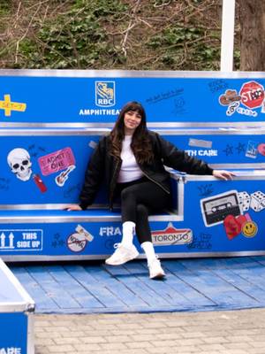 Every artist, band, DJ and performer has one thing in common: a road case. So we turned one into a 30-foot installation at RBC Amphitheatre.🎨 Every sticker designed by @brionyd – music culture, Toronto and live show energy, all in one place. Come find it at your next show.