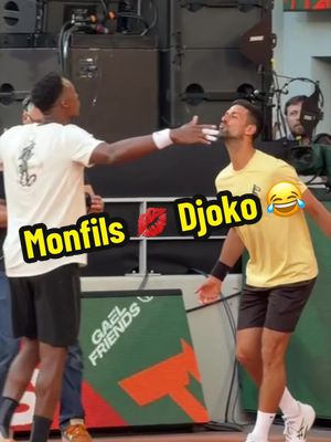 Be careful Elina, Novak is here 😂 #Sportstiktok #RolandGarros #Monfils #Djokovic #Svitolina @Novak Djokovic @Elina Monfils 
